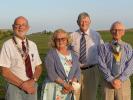 L-R Bernard Paull, Chrissie Bailey, Roger Pollock, Colin Bowditch